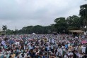 সমাবেশ শুরুর আগেই কানায় কানায় পূর্ণ সোহরাওয়ার্দী উদ্যান
