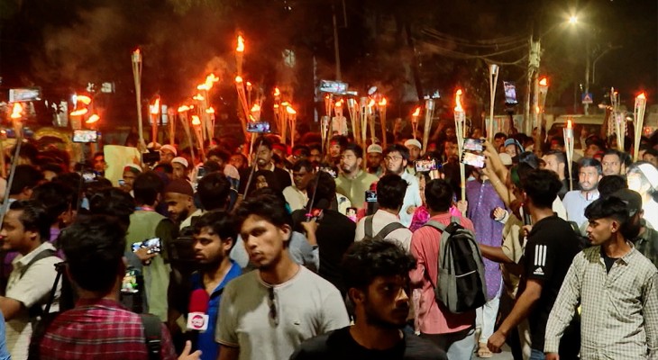 স্বরাষ্ট্র উপদেষ্টার পদত্যাগের আহ্বান বৈষম্যবিরোধী ছাত্র আন্দোলনের
