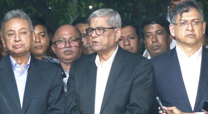 অন্তর্বর্তী সরকারকে তত্ত্বাবধায়ক সরকারের ভূমিকায় যেতে হবে: মির্জা ফখরুল