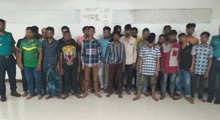 রাজধানীর মোহাম্মদপুরের বিশেষ অভিযানে গ্রেপ্তার ২৭