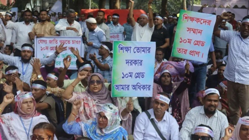 আন্দোলনরত শিক্ষক নেতাদের সঙ্গে বসছে দুই মন্ত্রণালয়