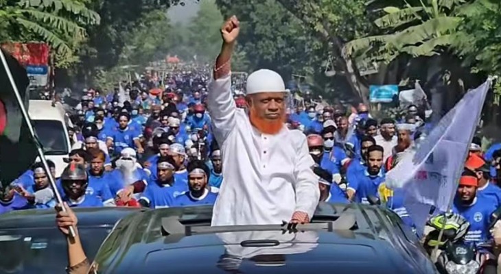 চাঁপাইনবাবগঞ্জে তিন হাজার মোটরসাইকেল নিয়ে জামায়াত নেতার শোডাউন