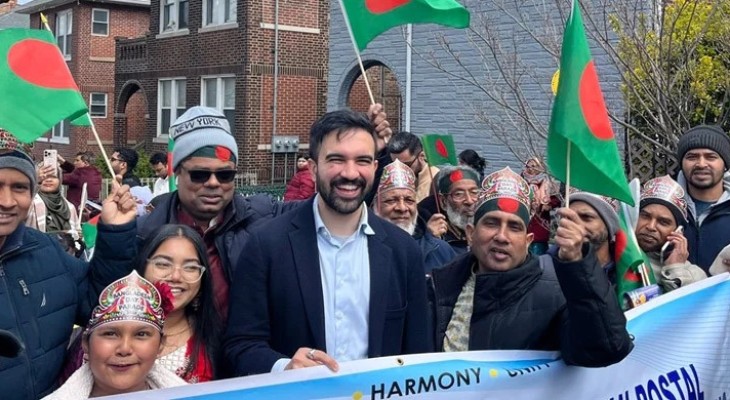 বাংলাদেশিদের প্রতি কৃতজ্ঞতা জানালেন নিউইয়র্কের নতুন মেয়র জোহরান মামদানি
