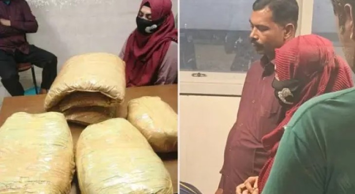 রাজধানীর শেওড়াপাড়া মেট্রো স্টেশনে গাঁজাসহ ২ মাদক কারবারি আটক