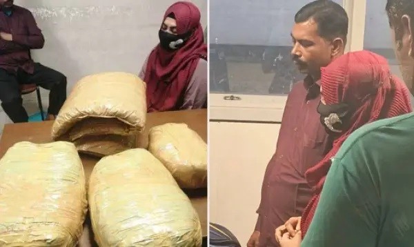 রাজধানীর শেওড়াপাড়া মেট্রো স্টেশনে গাঁজাসহ ২ মাদক কারবারি আটক