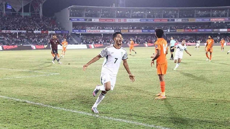 মোরসালিনের গোলে ২২ বছর পর ভারতকে হারাল বাংলাদেশ