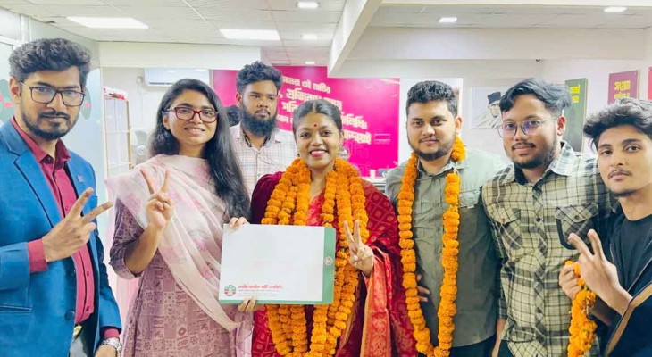 কুষ্টিয়া-১ আসনে শাপলা কলি মার্কায়ে নির্বাচনের ঘোষণা সেই নুসরাতের