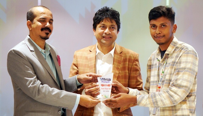 ড্যাফোডিল ইউনিভার্সিটির শিক্ষার্থী তরুণ উদ্ভাবক ইরান সরদার 