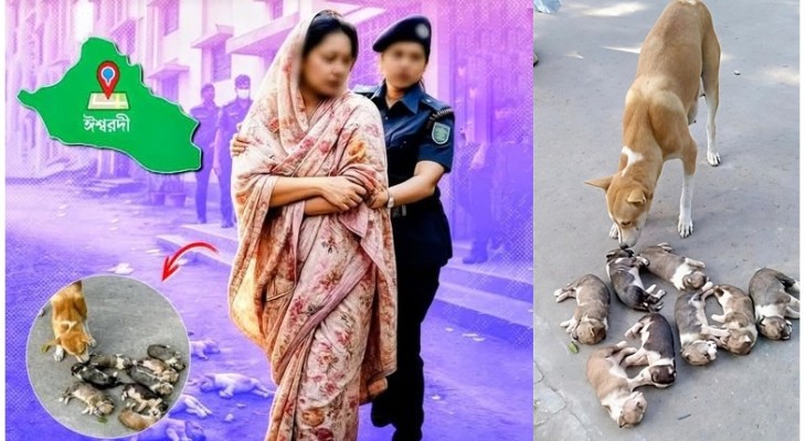 পাবনায় কুকুরের আট ছানা হত্যা, অভিযুক্ত নারীকে সরকারি বাসা ছাড়ার নির্দেশ