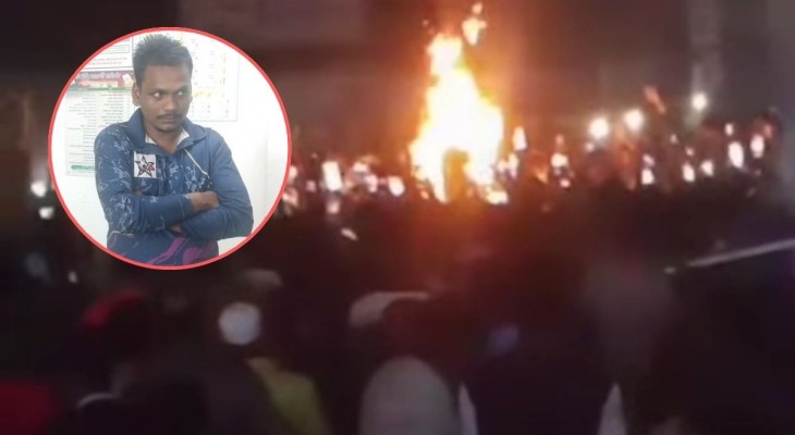 ময়মনসিংহে যুবককে পিটিয়ে হত্যা ও মরদেহে আগুন দেয়ার ঘটনায় আটক ৭