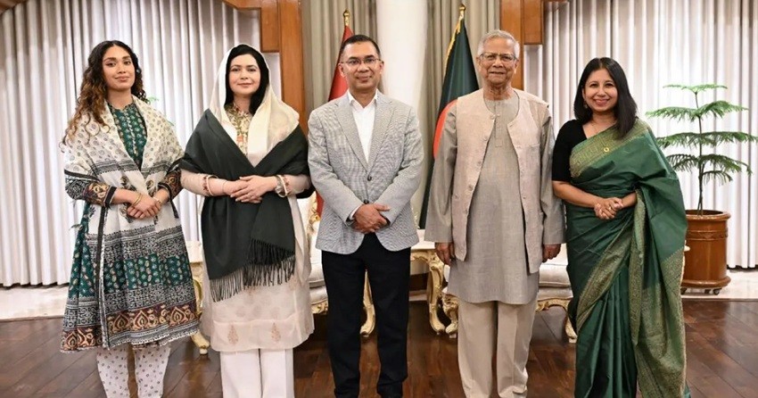 প্রধান উপদেষ্টার সঙ্গে সপরিবারে তারেক রহমানের সাক্ষাৎ