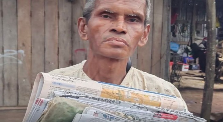 নিভে গেল পত্রিকা বিক্রেতা সালামের সংগ্রামী জীবনের আলো