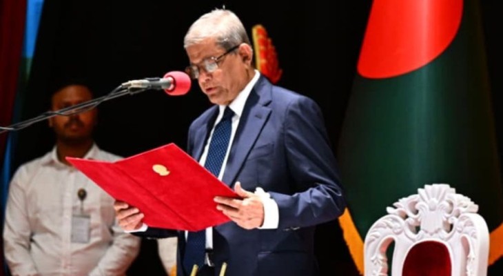 রাষ্ট্রপতির শপথ-দায়িত্বভার গ্রহণের প্রজ্ঞাপন জারি