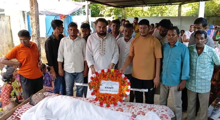 বাংলাদেশ চা শ্রমিক ইউনিয়নের সভাপতি মাখন লাল কর্মকারের মৃত্যুতে এনসিপি এর শ্রদ্ধাঞ্জলি