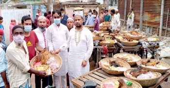 ফতুল্লায় ৫০০পরিবারের মাঝে ঈদ উপহার সামগ্রী বিতরণ করলেন আবু মোঃ শরিফুল হক